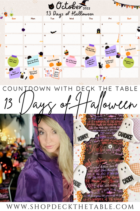 13 Days of Halloween with Deck the Table